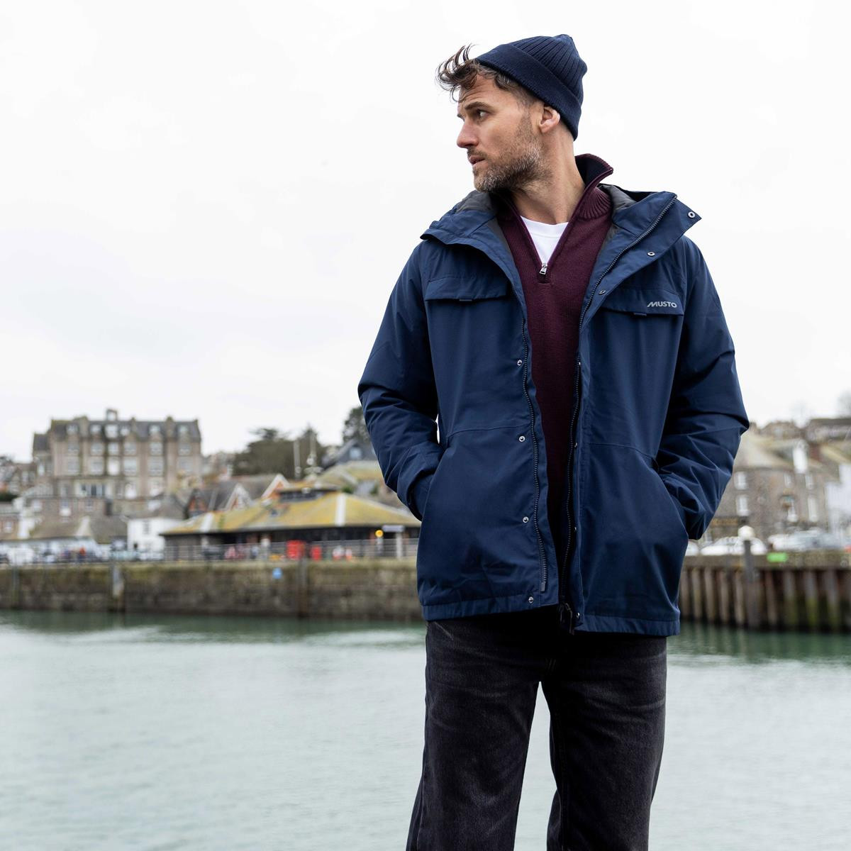 Musto Mens Insulated Rain Jacket Philip Morris Son