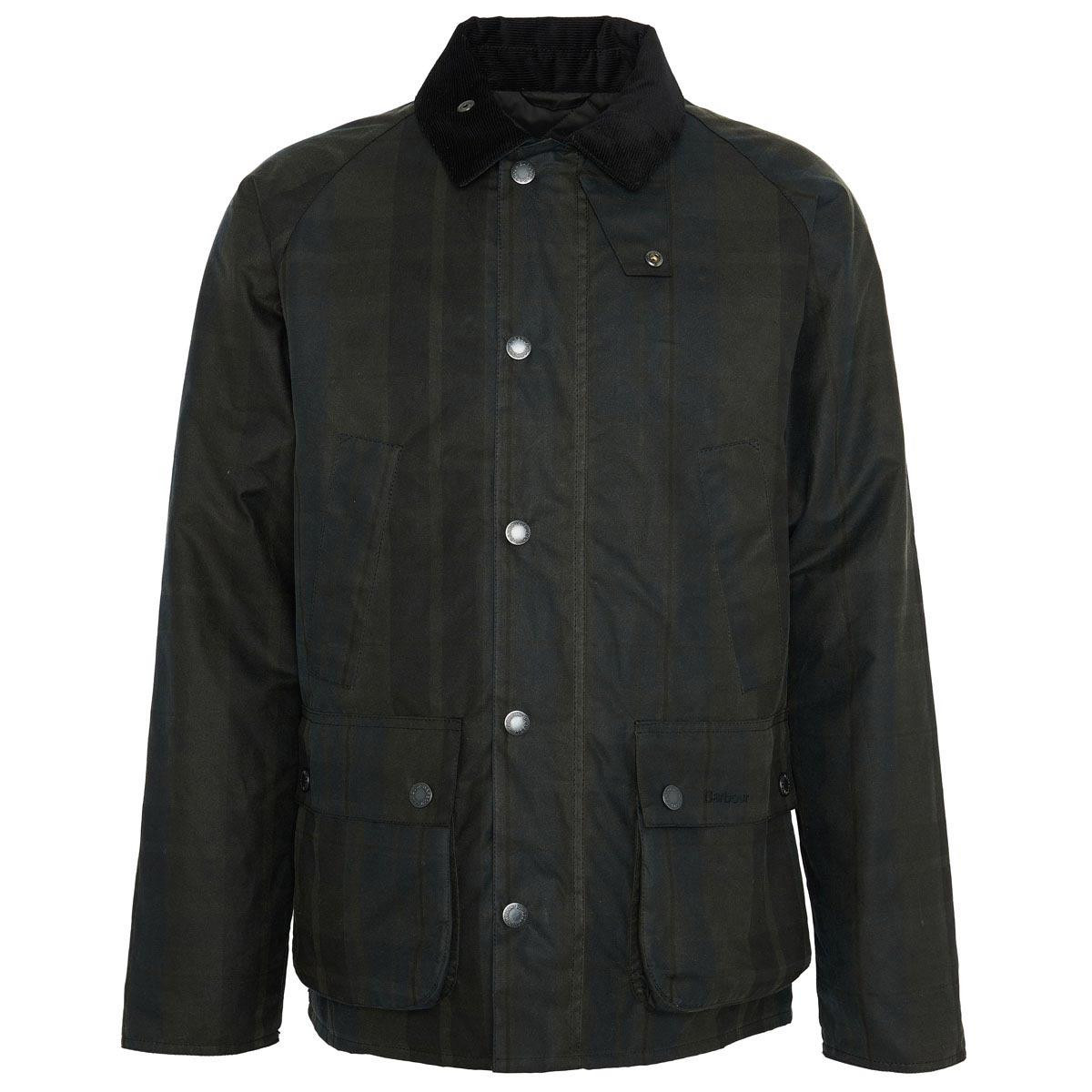 Barbour Mens Modern Check Bedale Wax Jacket - Main Image