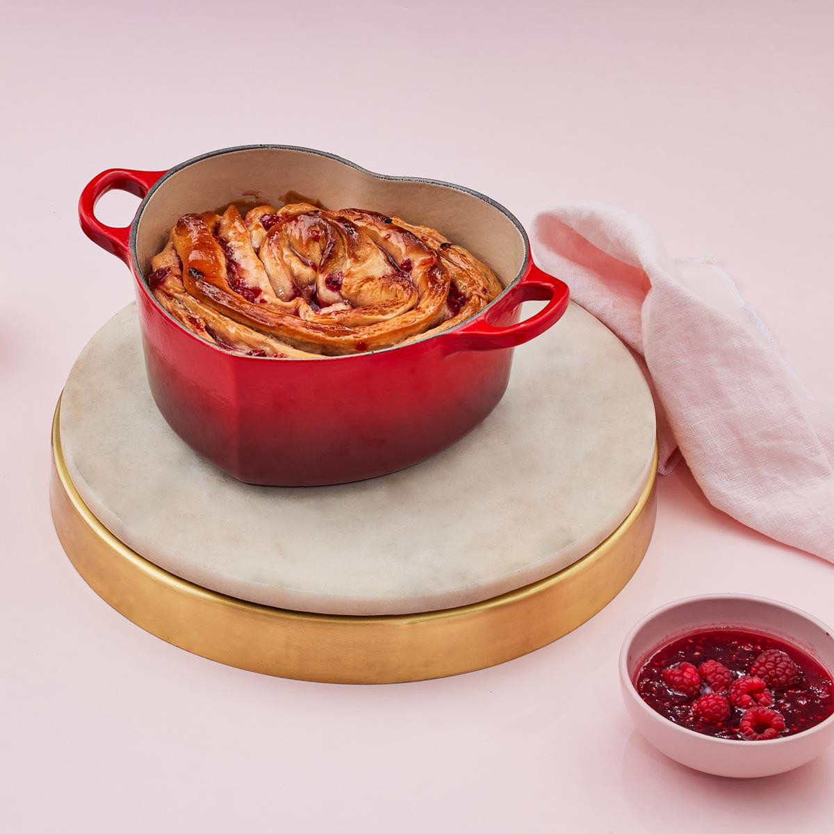 Le Creuset 20cm Cast Iron Heart Casserole Dish | Philip Morris & Son
