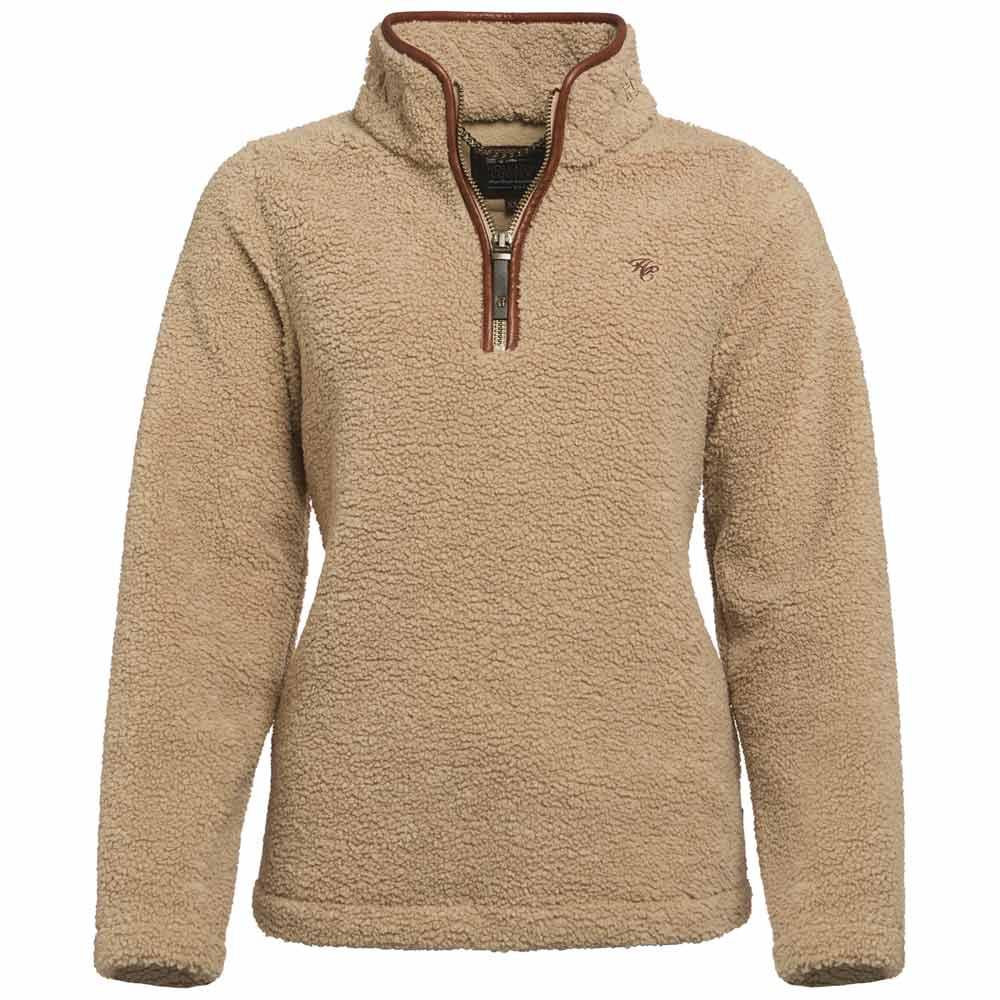Holland Cooper Womens Country Borg Fleece Quarter Zip