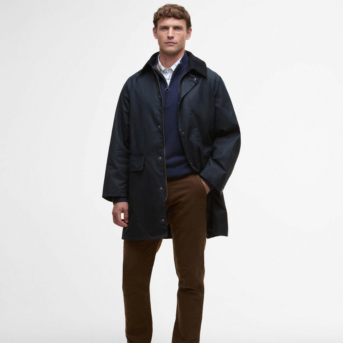 Barbour Mens Country Wax Mac Jacket1