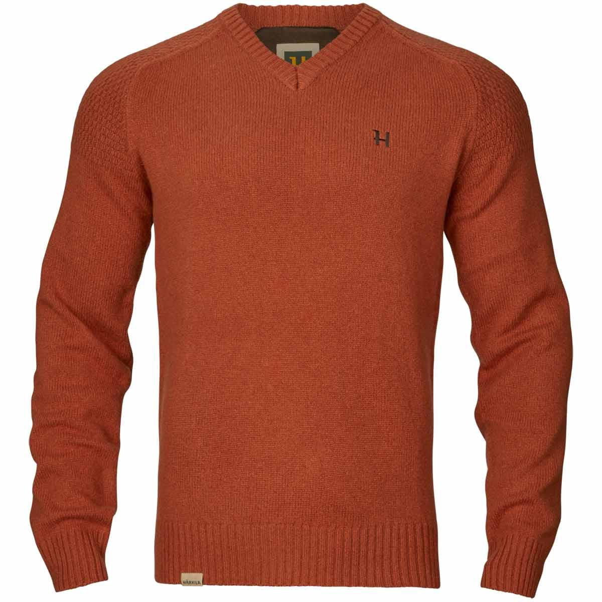 トップス vallad V.HENRY NECK M Harkila Mens Vincent Merino V-Neck Pullover | Philip Morris & Son