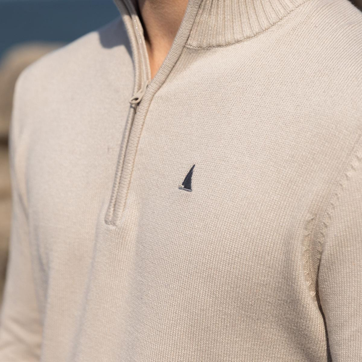 Musto Mens Original 1/4 Zip Neck Knit Philip Morris Son