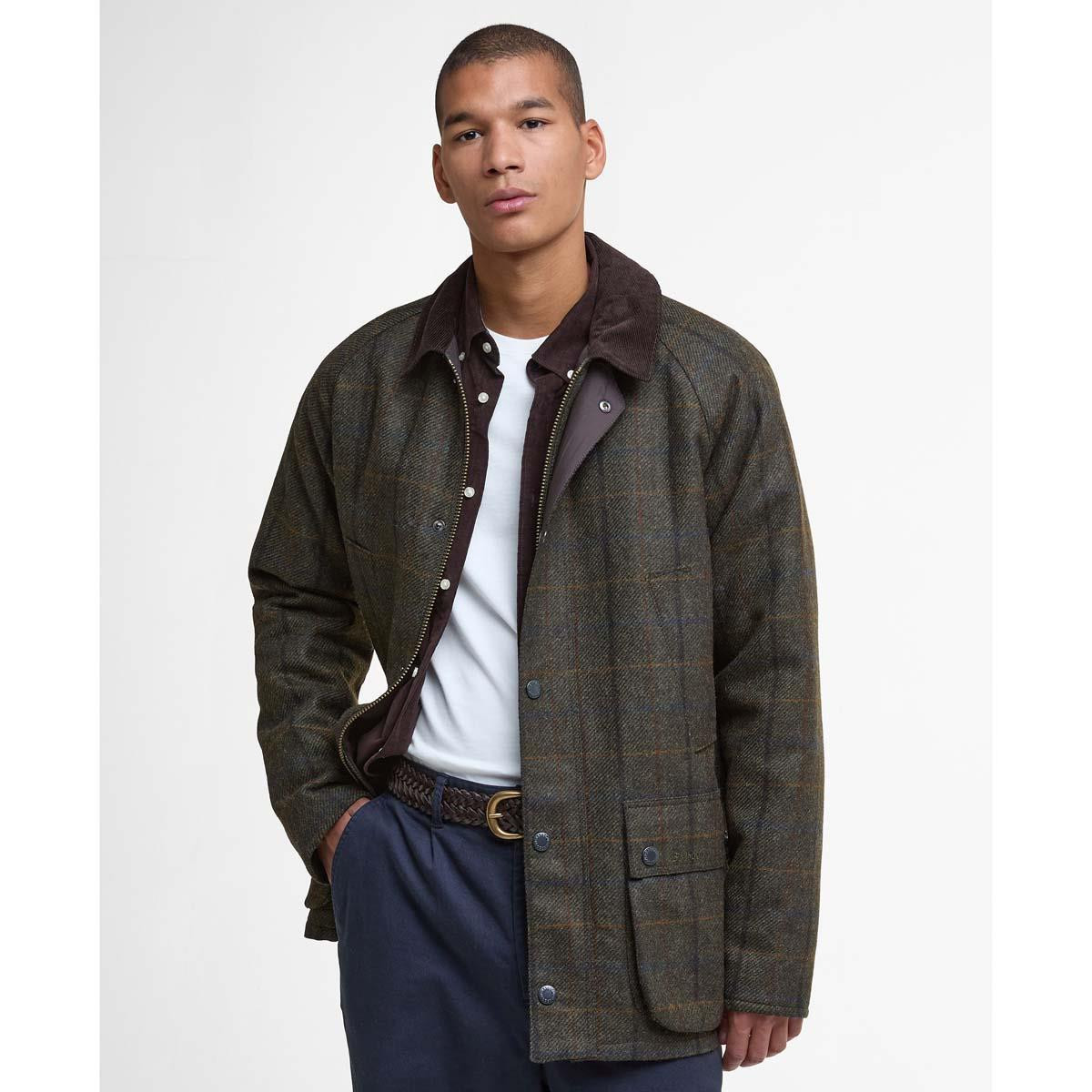 Barbour Mens Bedale Check Wool Jacket | Philip Morris & Son