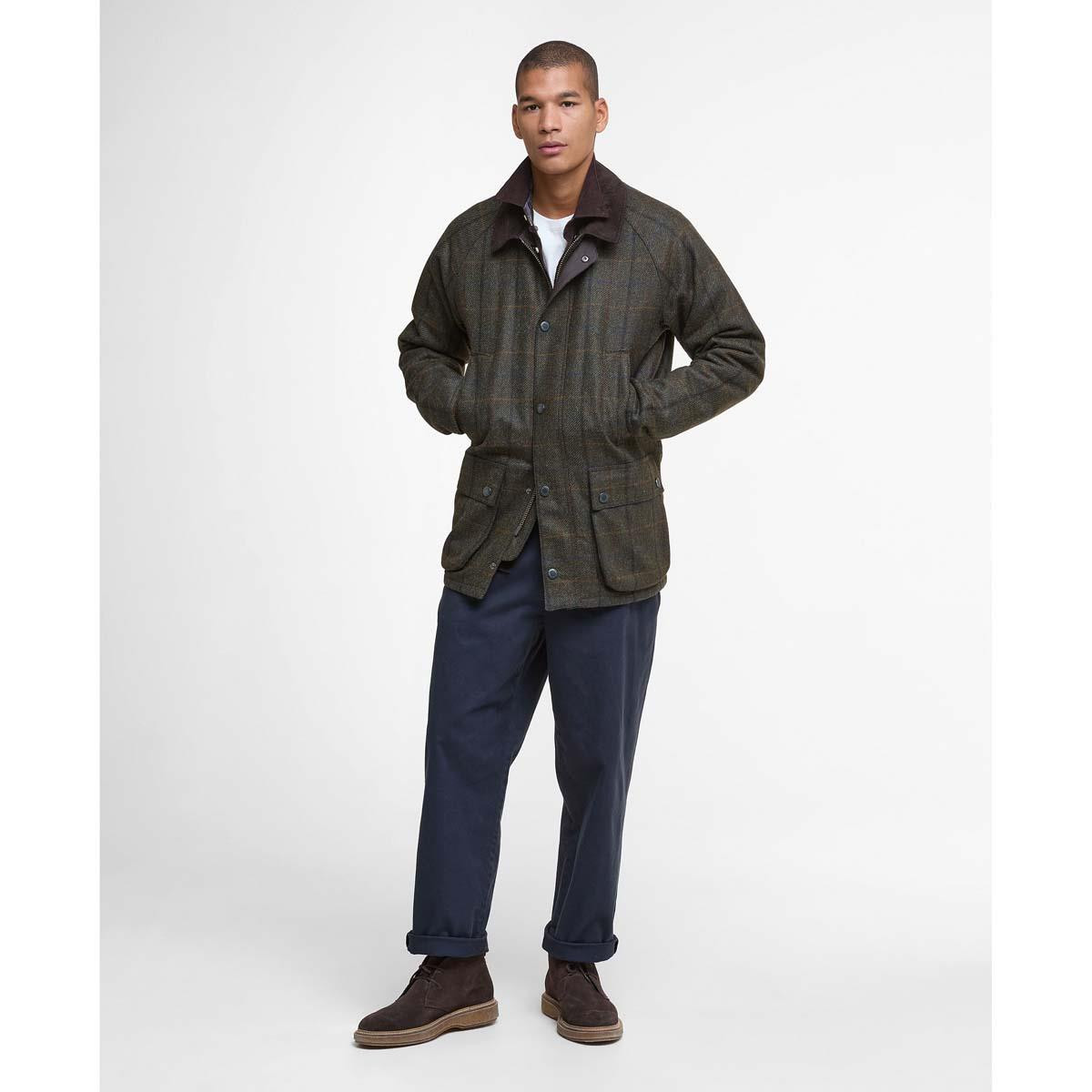 Barbour Mens Bedale Check Wool Jacket | Philip Morris & Son
