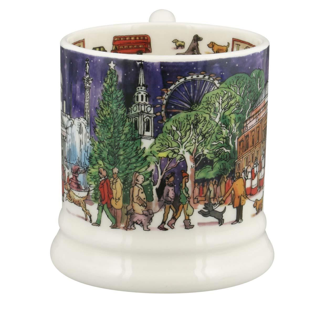 Emma Bridgewater London At Christmas 1/2 Pint Mug | Philip Morris