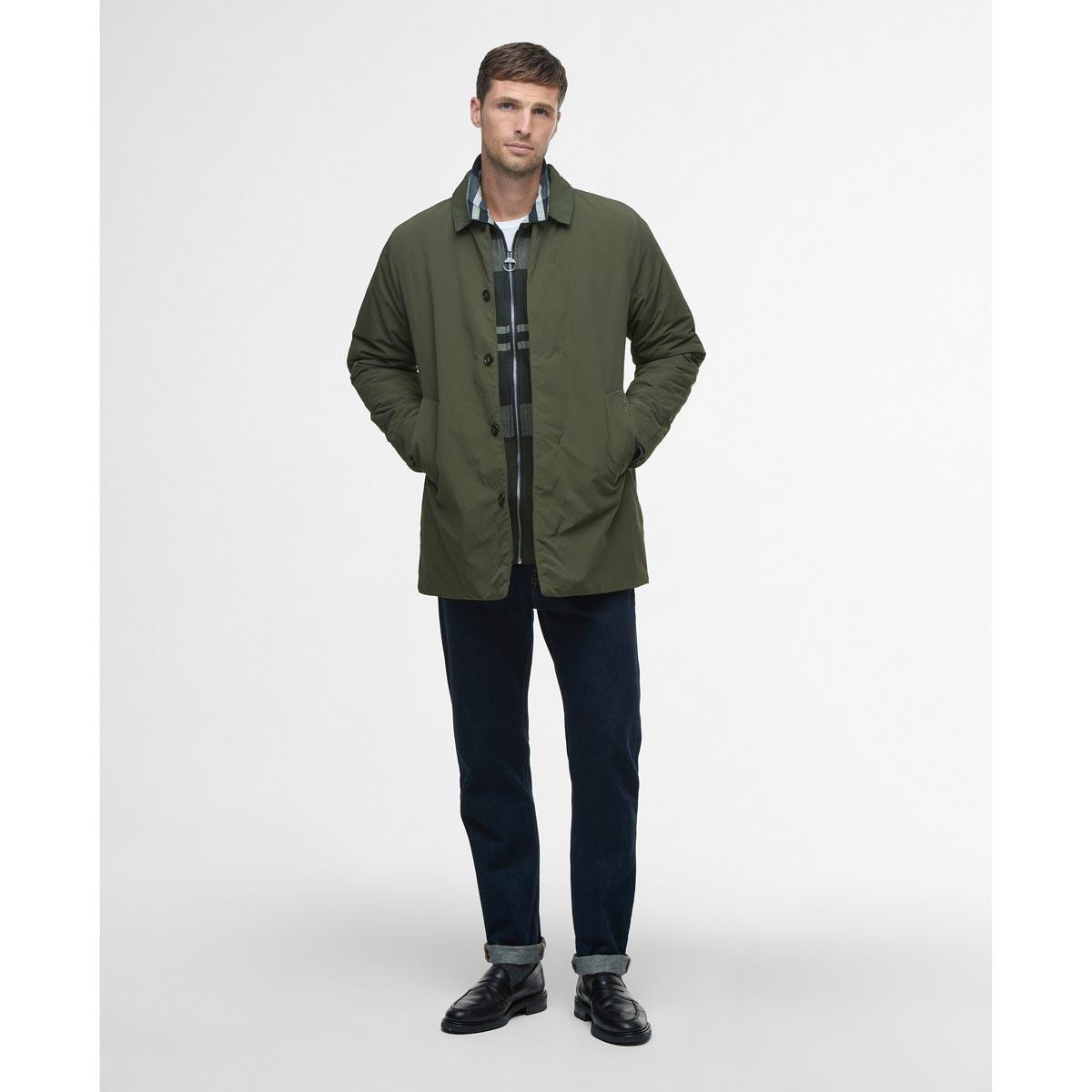 Barbour Mens Wadded Lorden Showerproof Mac | Philip Morris & Son