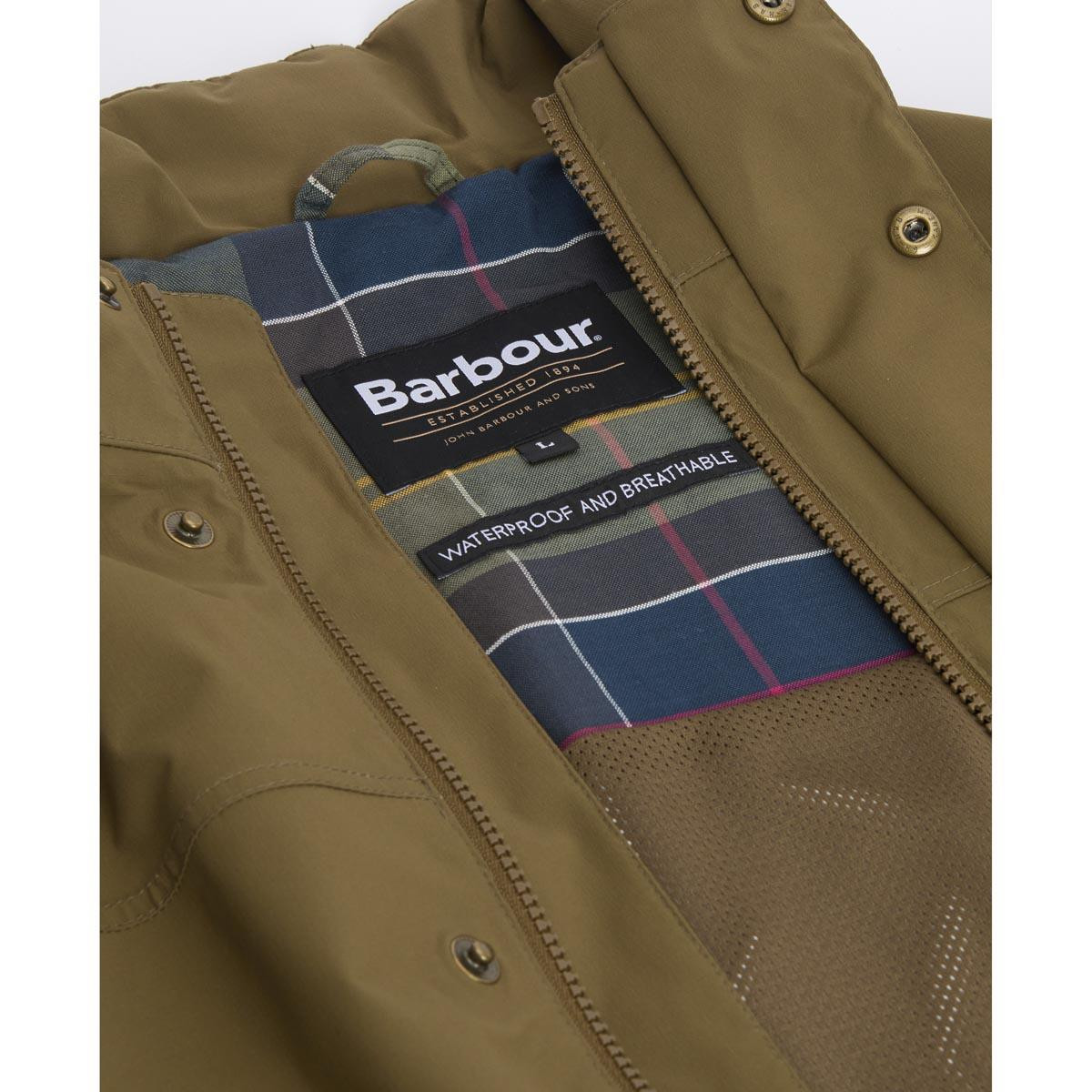 Barbour Mens Sander Waterproof Jacket SS26 | Philip Morris & Son