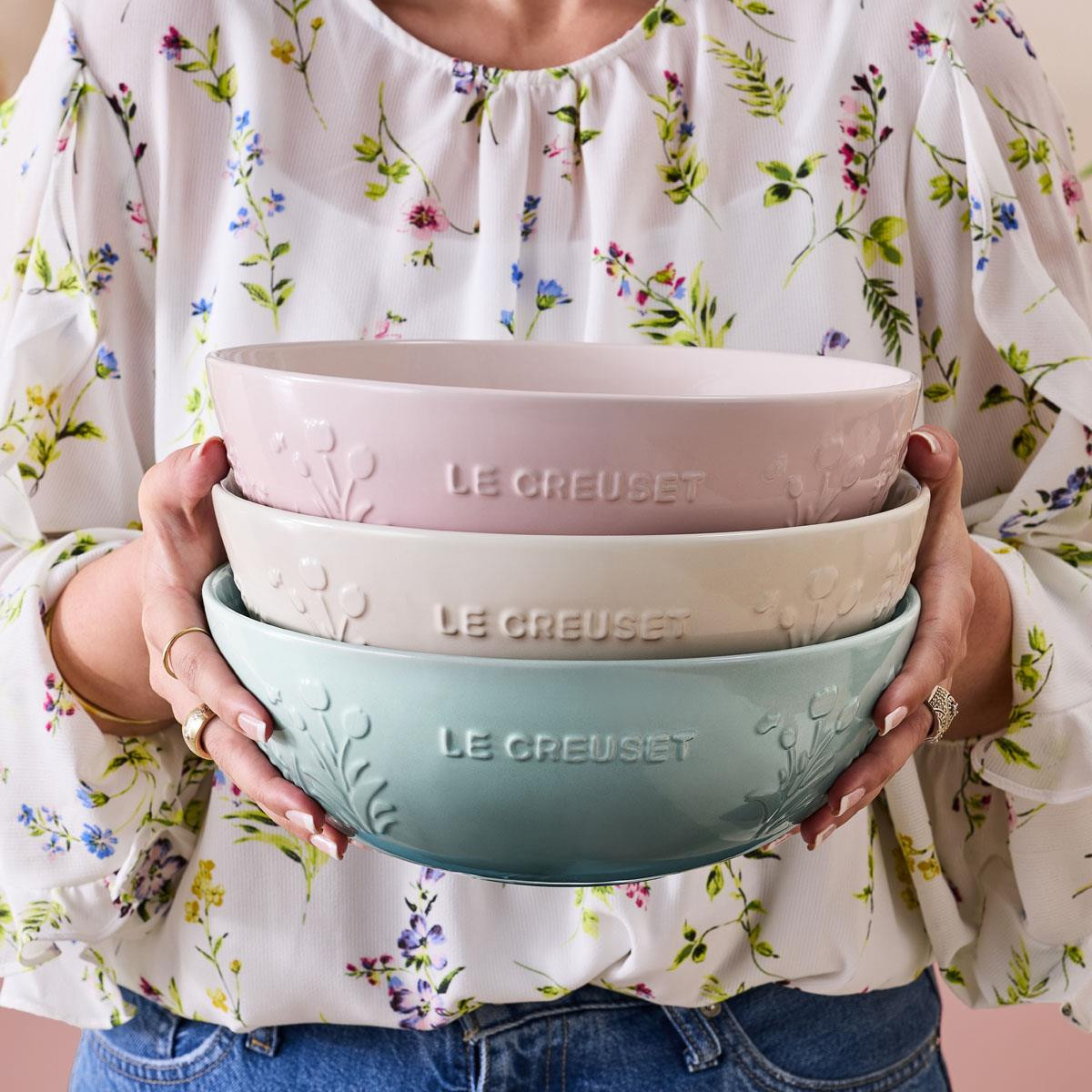 Le Creuset Stoneware Serving Bowl La Jardin Collection | Philip