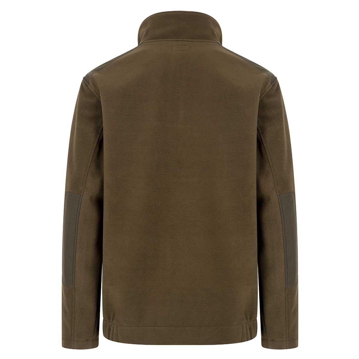 Hoggs Of Fife Mens Green King II 1/4 Zip Bonded Fleece | Philip