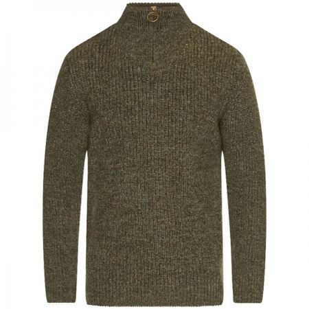 Neck Sweater Barbour Jumper Mens Green Men's Barbour Holden Half
