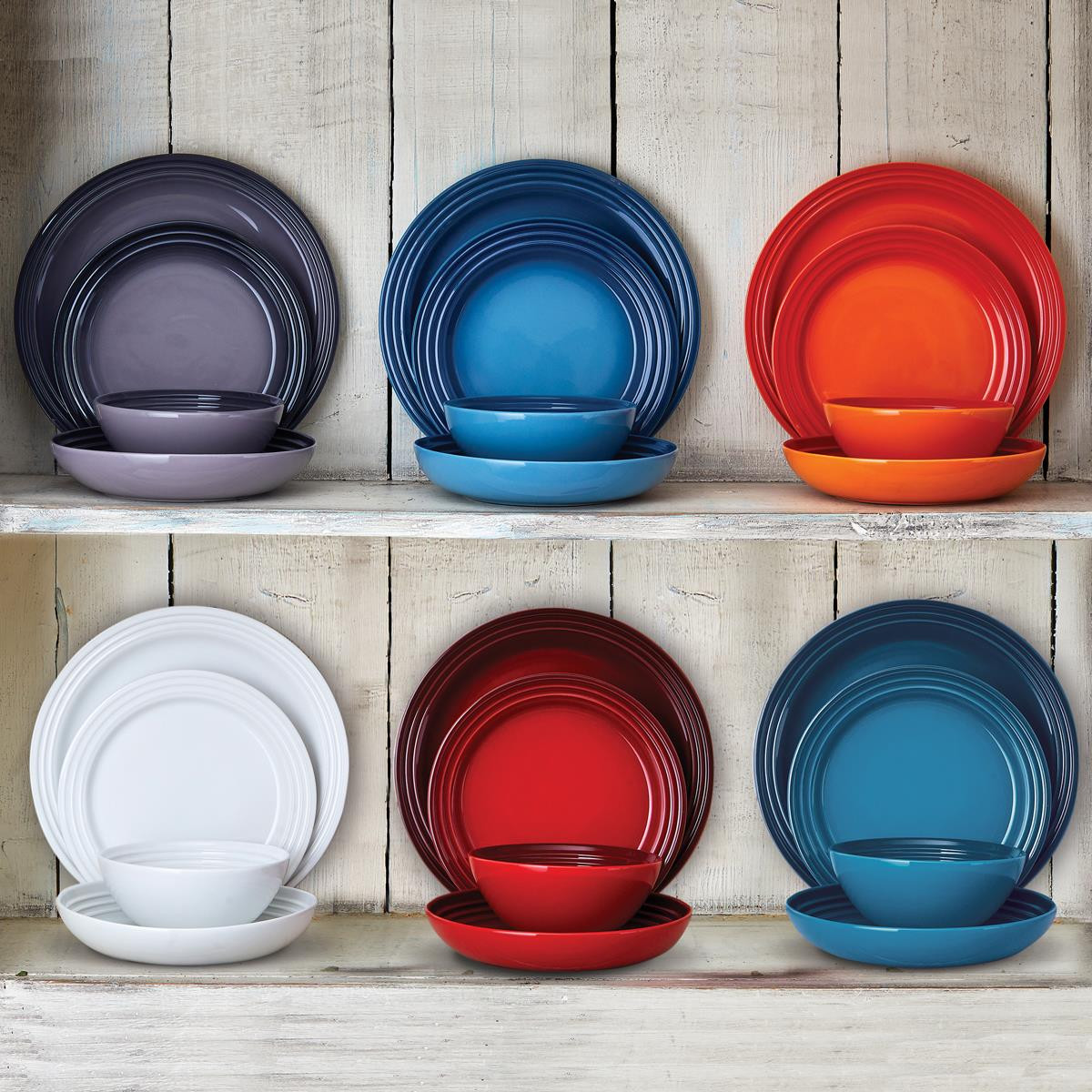 Le Creuset Stoneware Topjey Set Of 4 Salad Plates, 8.5