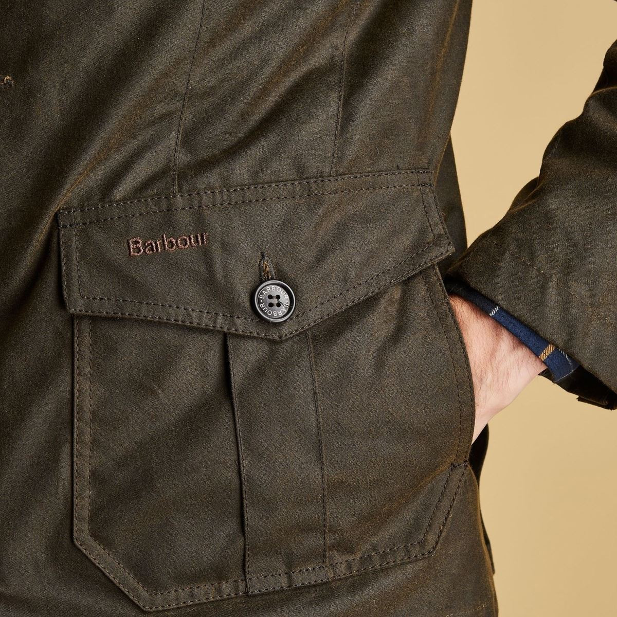 Barbour Mens Lutz Wax Jacket | Philip Morris & Son