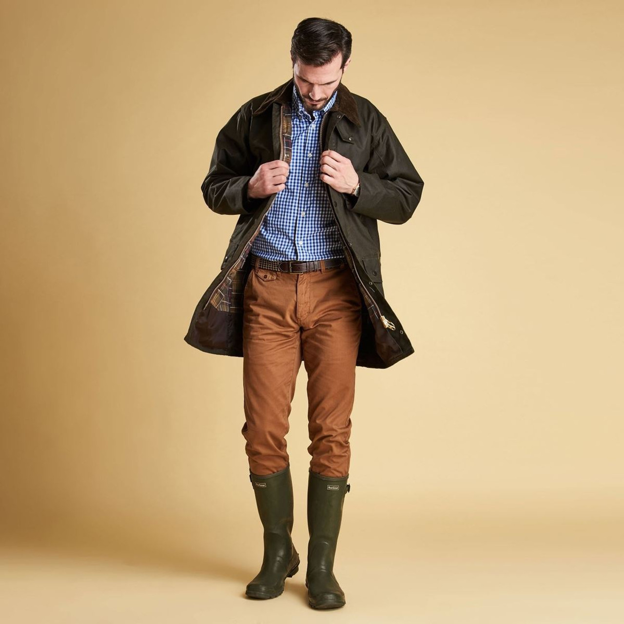 Barbour Mens Classic Northumbria Wax Jacket | Philip Morris