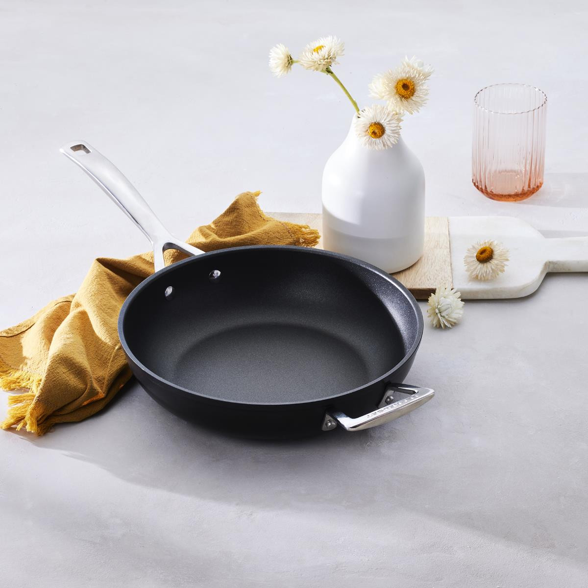 Le Creuset Toughened Non-Stick Deep Frying Pan | Philip Morris & Son