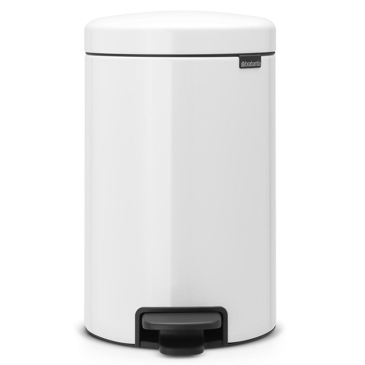 Brabantia newIcon Pedal Bin 12 Litre Metal Bucket