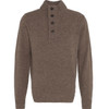Dark Stone Barbour Mens Patch Half Zip