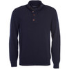 Navy Barbour Mens Patch Half Zip