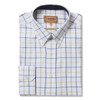Navy/Brown/Yellow Schoffel Mens Brancaster Shirt