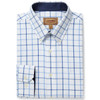 Blue Check Schoffel Mens Brancaster Shirt