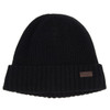 Black Barbour Mens Carlton Beanie