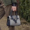 Denim Suede Fairfax & Favor Womens Mini Windsor Handbag