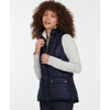 Navy Barbour Womens Wray Gilet On Model