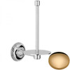 Non-Lacquered Brass Samuel Heath Style Moderne Spare Toilet Roll Holder N6631