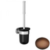 Country Bronze Samuel Heath Style Moderne Toilet Brush Black Ceramic N6649B
