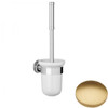 Brushed Gold Matt Samuel Heath Style Moderne Toilet Brush White Ceramic N6649W