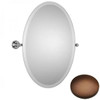 Country Bronze Samuel Heath Style Moderne Oval Tilting Mirror L6746-XL