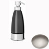 Stainless Steel Finish Samuel Heath Style Moderne Freestanding Black Ceramic Liquid Soap Dispenser N6666B