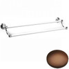 Country Bronze Samuel Heath Fairfield Ceramic Double Towel Rail N9562-B