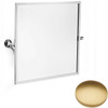 Brushed Gold Matt Samuel Heath Fairfield Framed Bevelled Tilting Mirror N9560