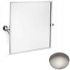 Stainless Steel Finish Samuel Heath Fairfield Framed Bevelled Tilting Mirror N9560