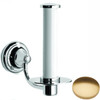 Brushed Gold Gloss Samuel Heath Fairfield Spare Toilet Roll Holder N9541