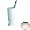 Polished Nickel Samuel Heath Fairfield Toilet Brush Set N9549
