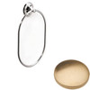 Brushed Gold unlacquered Samuel Heath Fairfield Towel Ring N9538