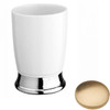 Brushed Gold unlacquered Samuel Heath Fairfield Freestanding Tumbler N9565