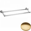 Brushed Gold Gloss Samuel Heath Fairfield Double Towel Rail N9552