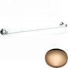 Antique Gold Samuel Heath Fairfield Single Ceramic Towel Rail N9561