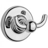 Chrome Plated Samuel Heath Antique Double Robe Hook N4348