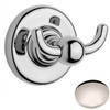 Polished Nickel Samuel Heath Antique Double Robe Hook N4348