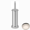 Polished Nickel Samuel Heath Antique Metal Toilet Brush Set N4349-M
