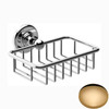 Non-Lacquered Brass Samuel Heath Antique Soap Basket N4330