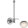 Polished Nickel Samuel Heath Antique Spare Toilet Roll Holder N4331