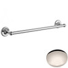 Polished Nickel Samuel Heath Antique Metal Towel Rail N4355