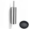 Matt Black Chrome Samuel Heath Xenon Wall Mounted Toilet Brush L5042