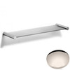 Polished Nickel Samuel Heath Xenon Glass Shelf N5113