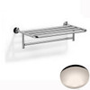 Polished Nickel Samuel Heath Novis Towel Shelf With Hanging Rail N9736-B